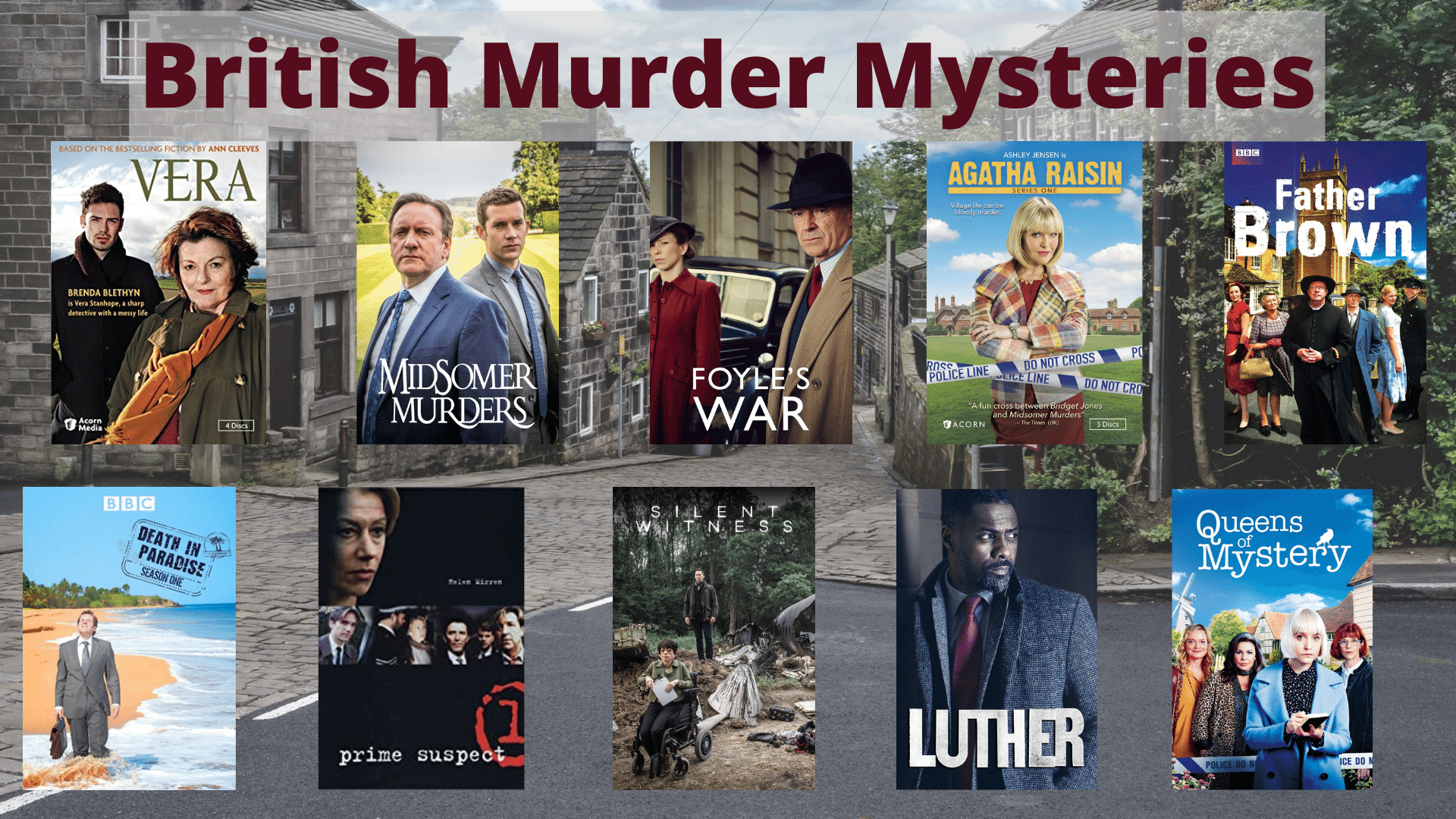 British Murder Mysteries List