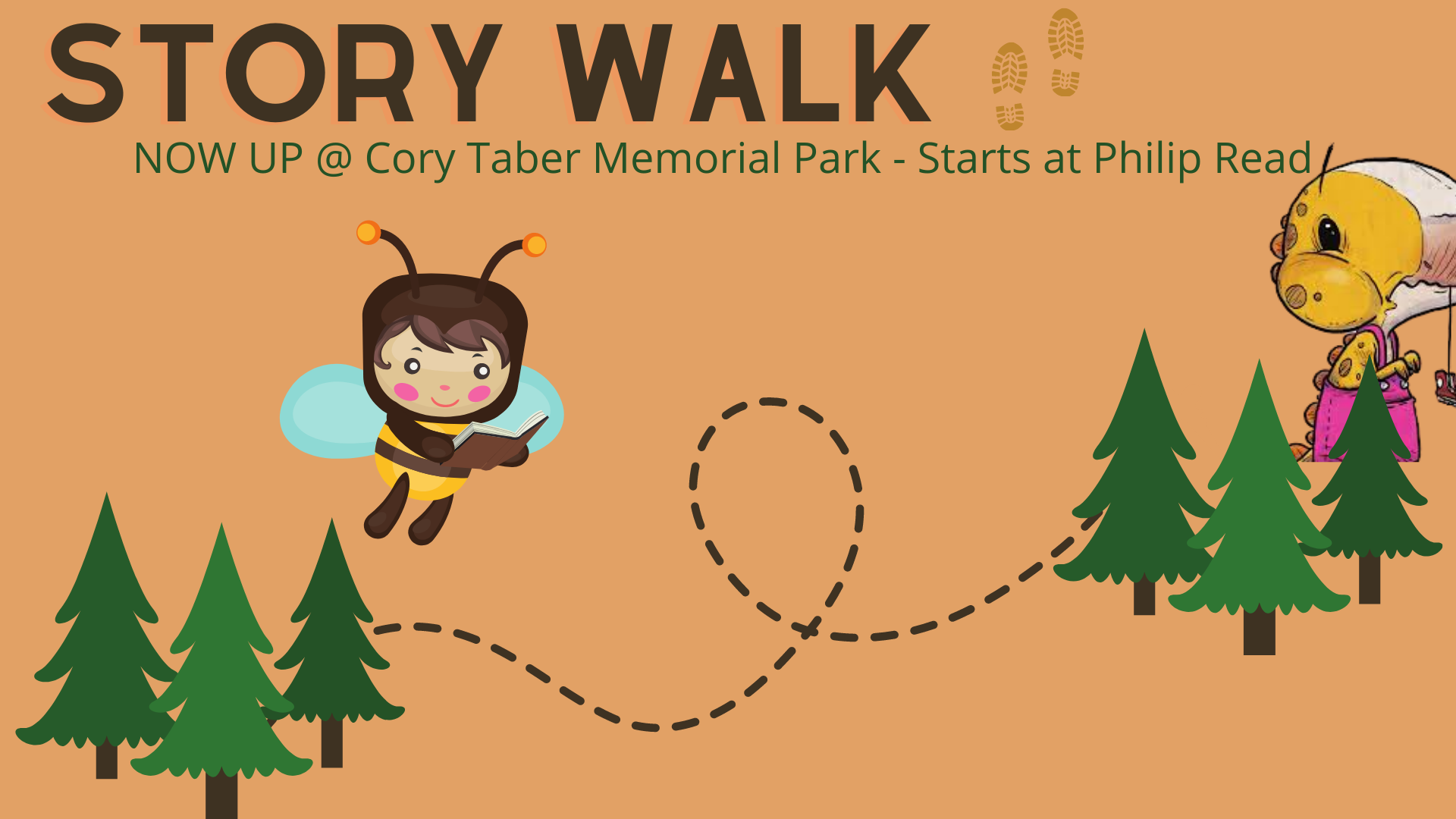 storywalk at cory taber field now up