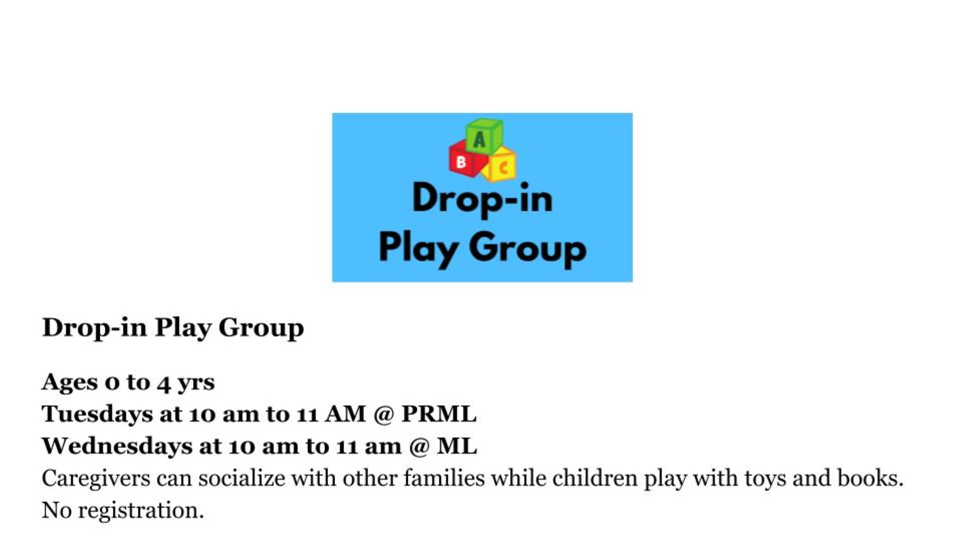 Drop-in Play Group