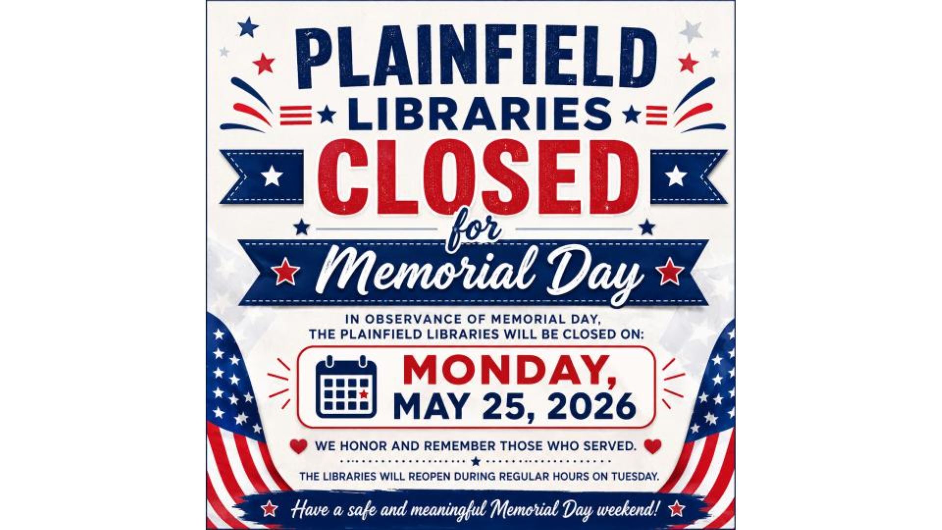 Memorial Day 2026