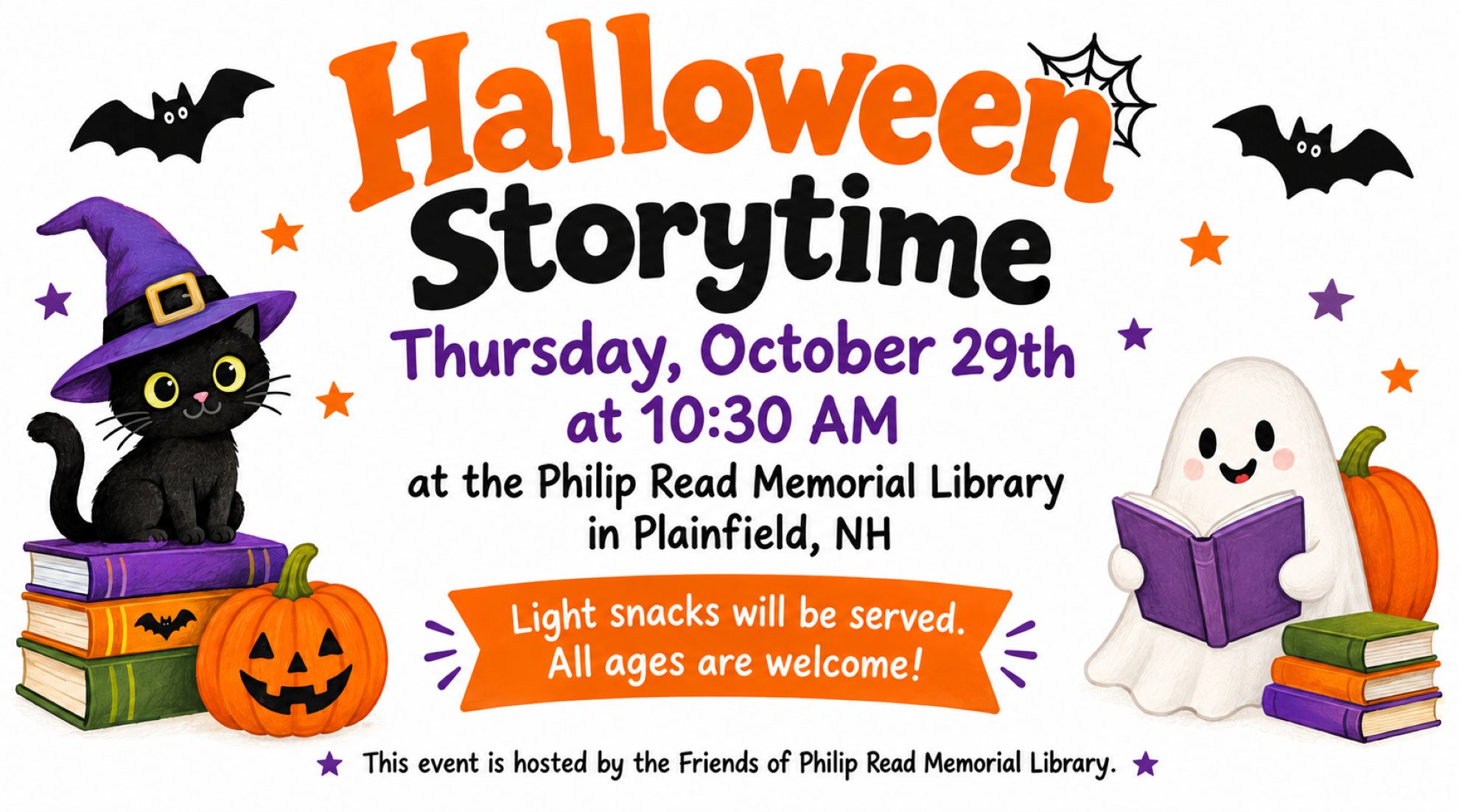 Halloween Story Time at PRML - Oct 29