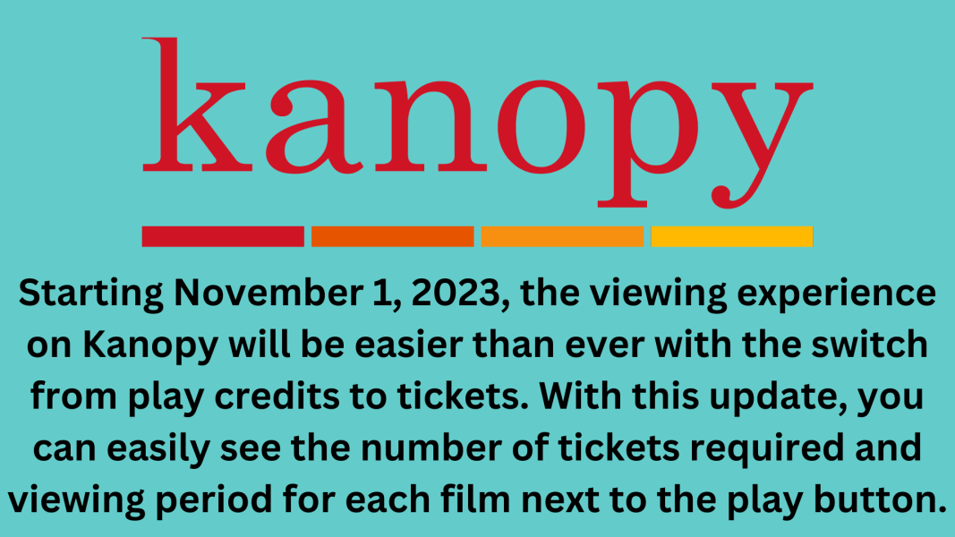 Kanopy Now has Tickers