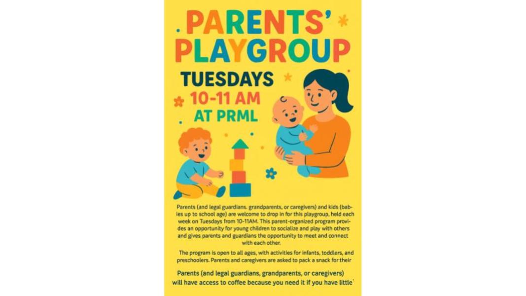 Parent-Child Playgroup at PRML