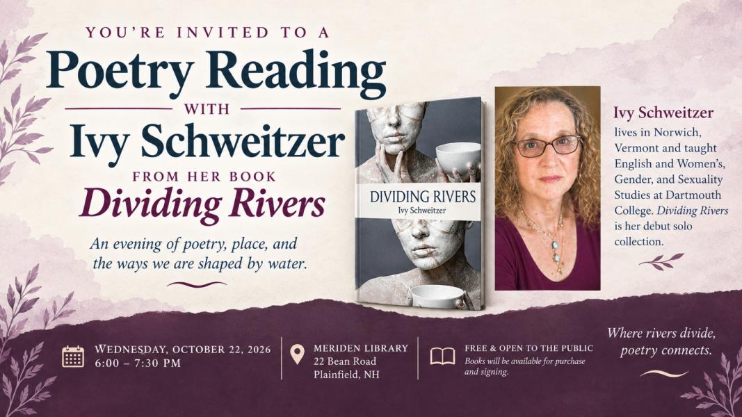 Poetry Reading with Ivy Schweitzer - October 22