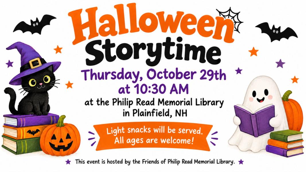 Halloween Story Time at PRML - Oct 29
